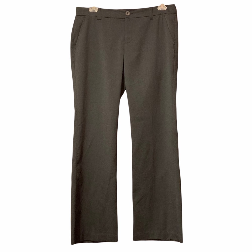 CAbi Career Trousers Size 14 Black Straight Leg